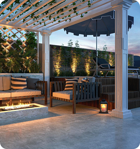 Luxury Hotel Terrace